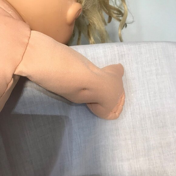 Cabbage Patch Kids Doll 2011 Jakks Blonde Hair Brown Eyes 35cm PA-02NH - Picture 14 of 16